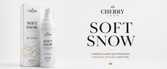Espuma de limpeza para cílios