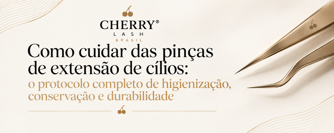 Como cuidar das pinças de extensão de cílios