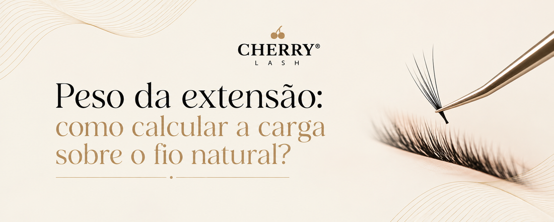 Peso da extensão de cílios: como calcular a carga sobre o fio natural?